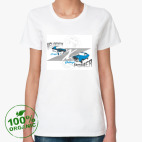 Женская футболка органик