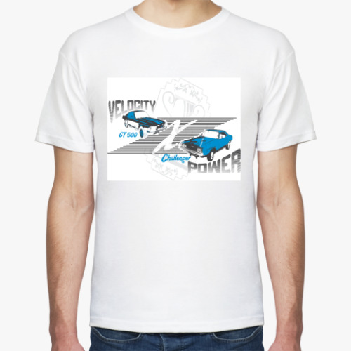 Футболка с принтом Автомобили