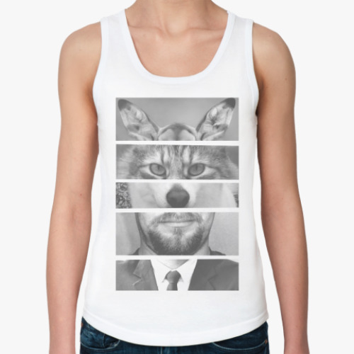 Женская майка с принтом Неведома зверушка