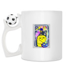 Кружка с футбольным мячиком