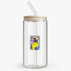 Банка с бамбуковой крышкой