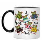 Кружка двухцветная