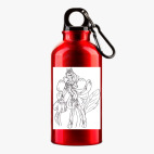 Металлическая бутылка 400 мл UV-DTF