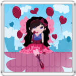  Феечка с сердечками