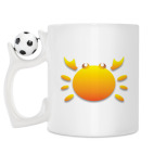 Кружка с футбольным мячиком