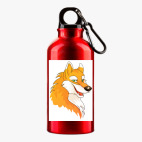 Металлическая бутылка 400 мл UV-DTF