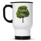 Кружка-термос белая Active life