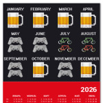 New Year's Calendar / Новогодний календарь