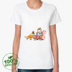 Женская футболка органик