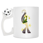 Кружка с футбольным мячиком