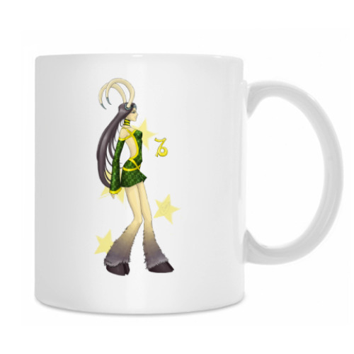 Кружка с принтом 'Козерог'