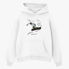 Толстовка худи оверсайз