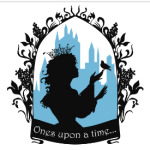 Прекрасная принцесса с поющей птичкой. Силуэт