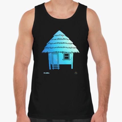 Майка с принтом Бунгало