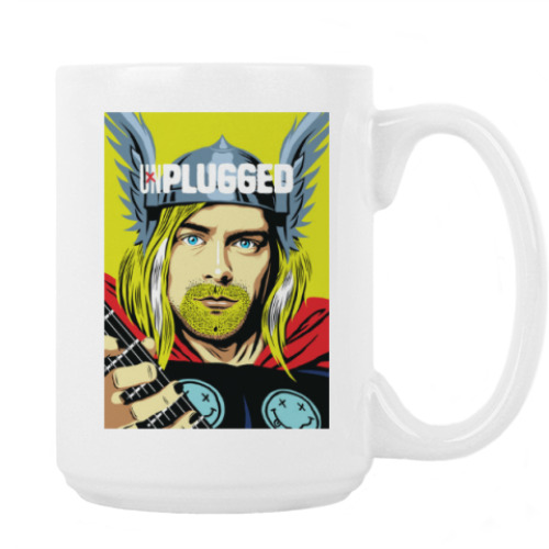 Кружка с принтом Kurt Thor Cobain