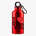 Металлическая бутылка 400 мл UV-DTF