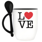 Кружка с ложкой