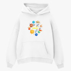 Толстовка худи оверсайз