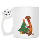 Кружка с футбольным мячиком