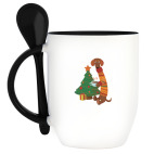 Кружка с ложкой