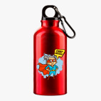 Металлическая бутылка 400 мл UV-DTF