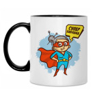 Кружка двухцветная