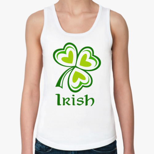 Женская майка с принтом Irish