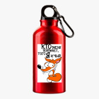 Металлическая бутылка 400 мл UV-DTF