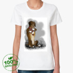 Женская футболка органик