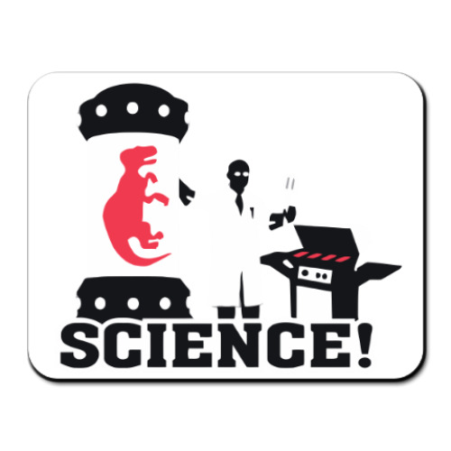 Коврик для мыши с принтом dinoMeat Science!