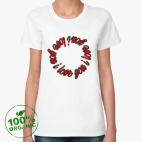 Женская футболка органик
