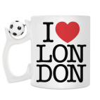 Кружка с футбольным мячиком