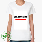 Женская футболка органик