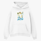 Толстовка худи оверсайз