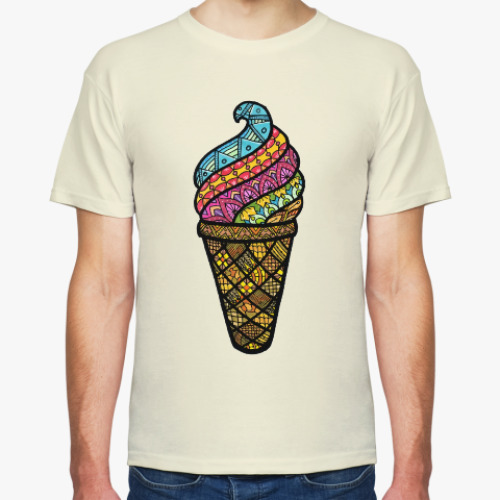 Футболка с принтом Мороженка