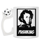 Кружка с футбольным мячиком