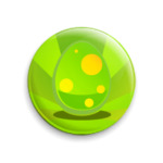 Яйцо пятнистой рептилии