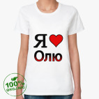 Женская футболка органик