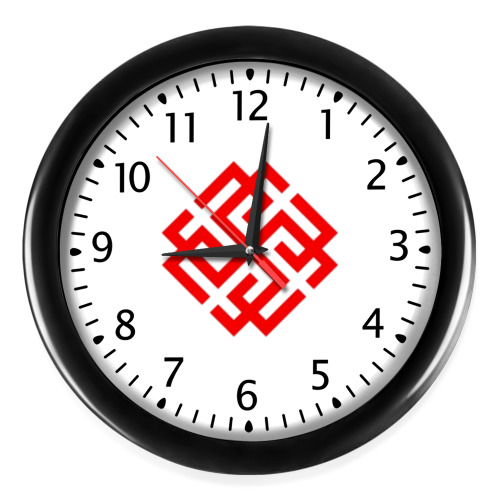 Настенные часы с принтом Коловрат