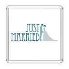 Магнит 6.5 x 6.5 см Just Married