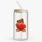 Банка с бамбуковой крышкой