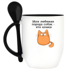 Кружка с ложкой