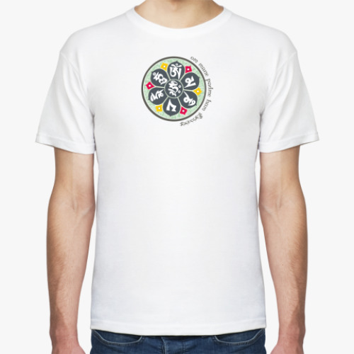 Футболка с принтом Мандала