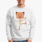 Смешной нарисованный каратист