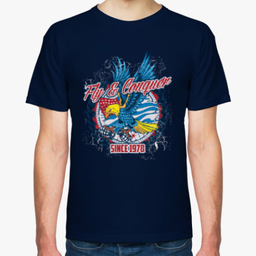 Футболка с принтом Орел