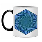 Кружка двухцветная