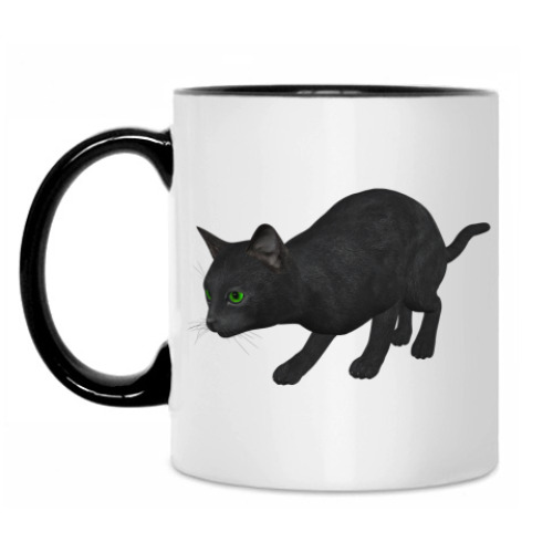 Кружка с принтом Кот