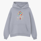 Толстовка худи оверсайз