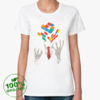 Женская футболка органик