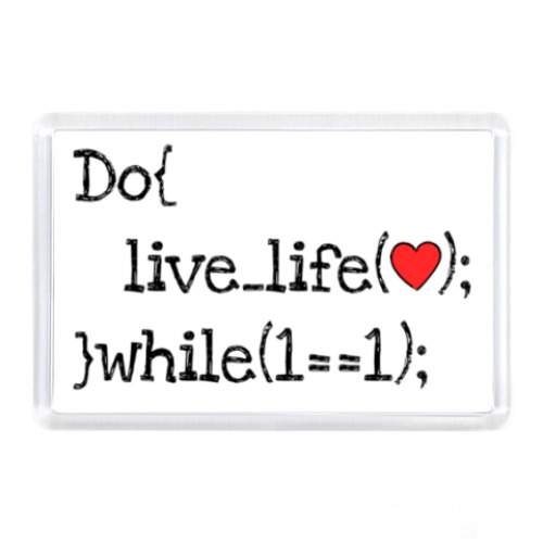 Магнит с принтом Программирование